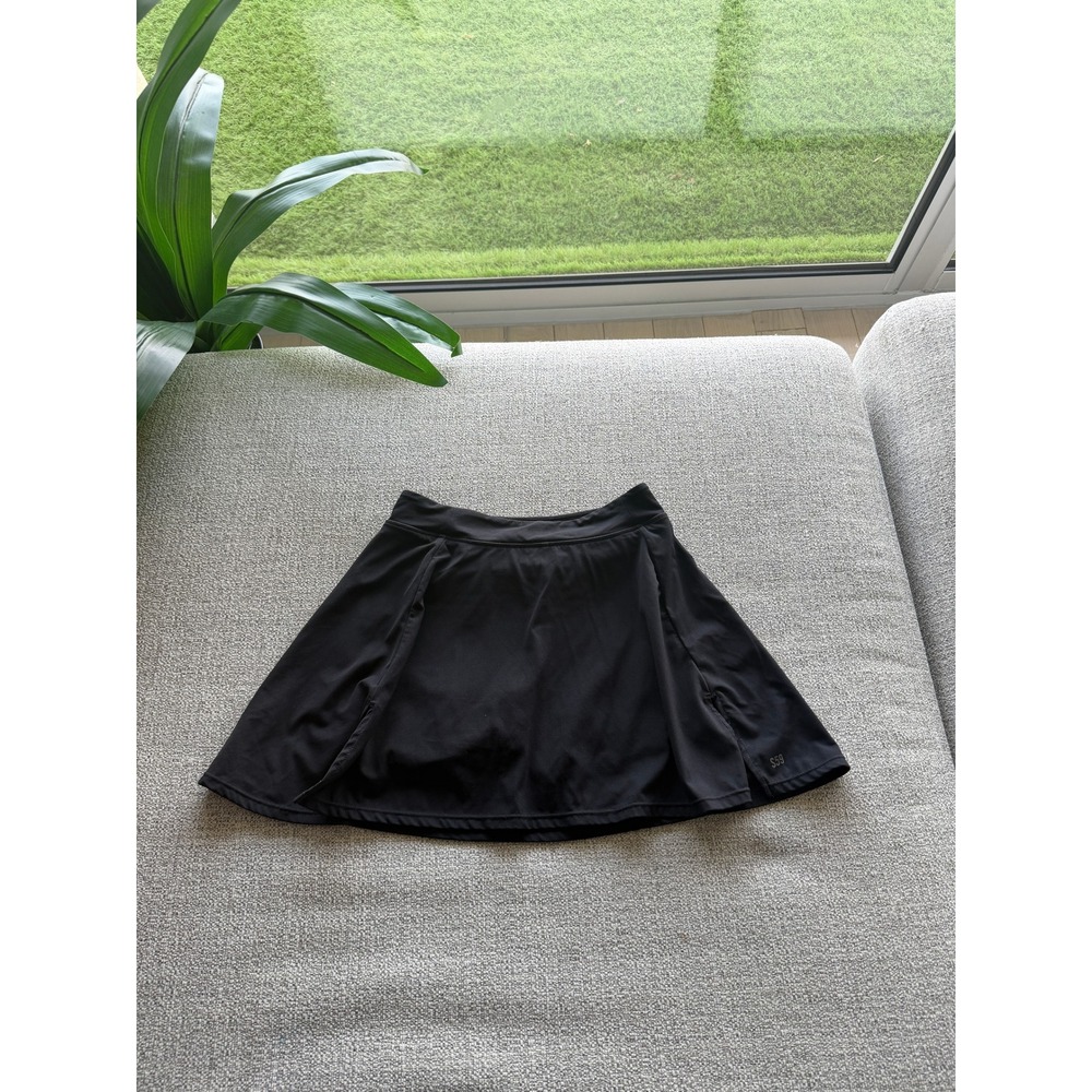 Splits59 Black Athletic Skort Women Small Tennis Golf Running Skirt with‎ Shorts